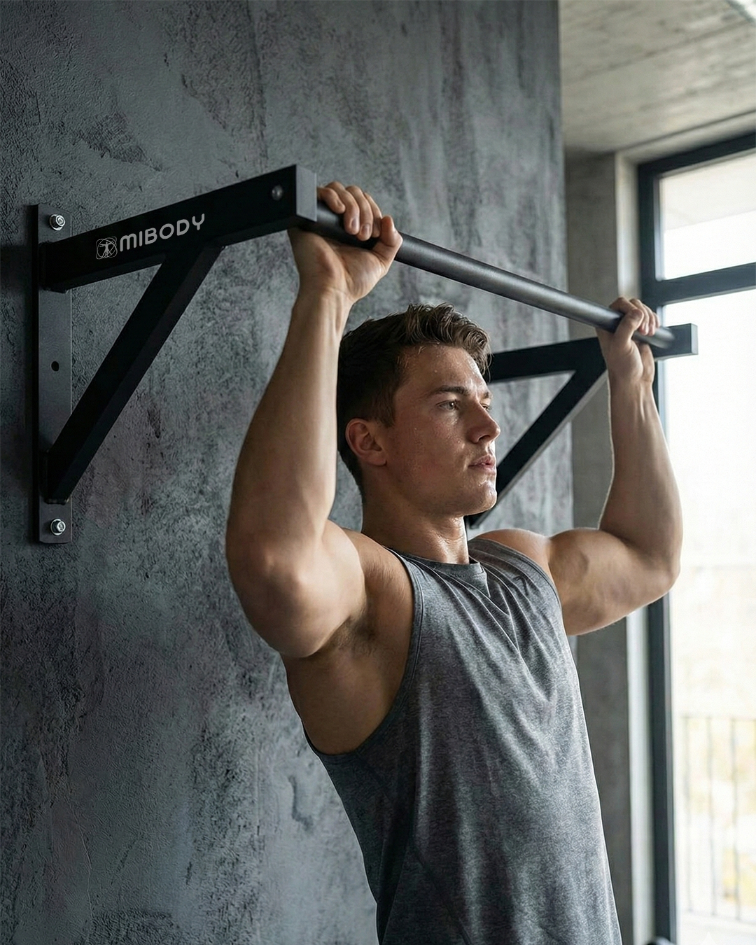 Wall Mounted Bundle: Pull-Up Bar + Dip Bar