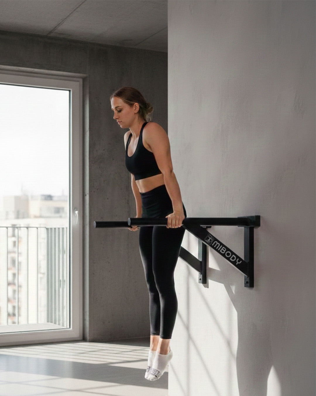 Wall Mounted Bundle: Pull-Up Bar + Dip Bar