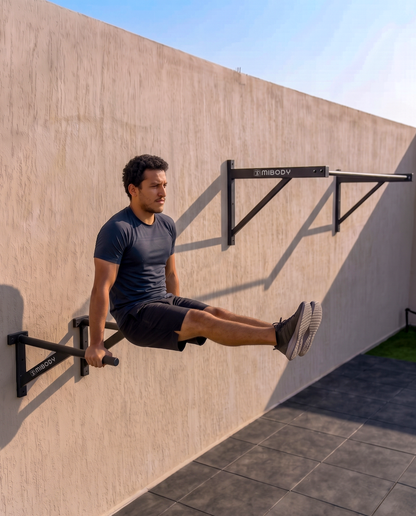 Wall Mounted Bundle: Pull-Up Bar + Dip Bar