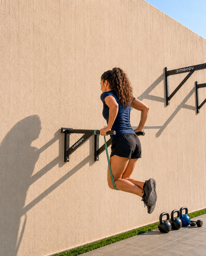 Wall Mounted Bundle: Pull-Up Bar + Dip Bar