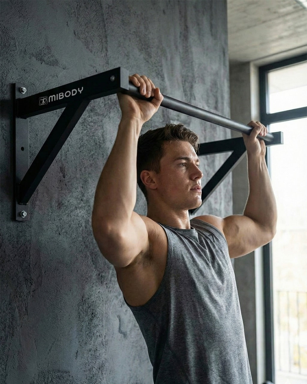 Wall Mounted Pull-Up Bar - Pro